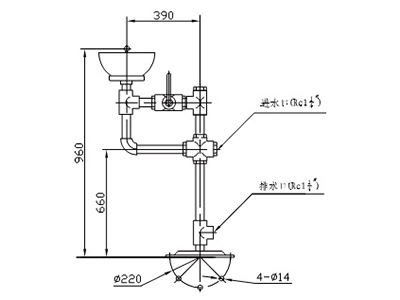 Z-XYQ-PⅡ型普通(tōng)洗眼器(qì)